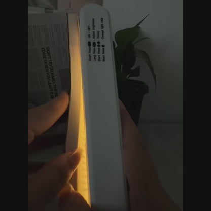Book Light - LED Reading Book Light With 3 Color Modes & Timer